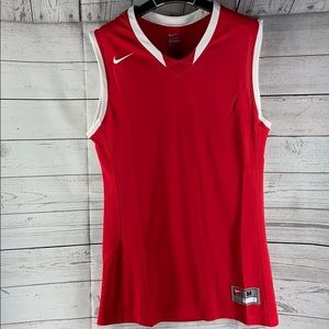 Nike Red White sleeveless tank top